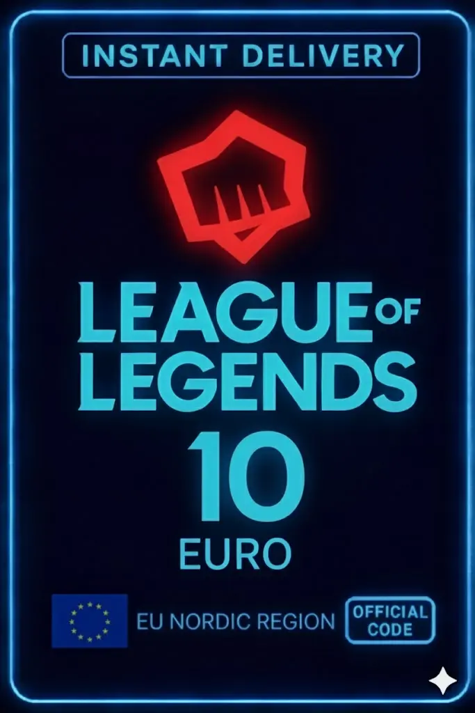 Riot Points UE NÓRDICO/ESTE 10 Euros Riot Points UE NÓRDICO/ESTE 10 Euros