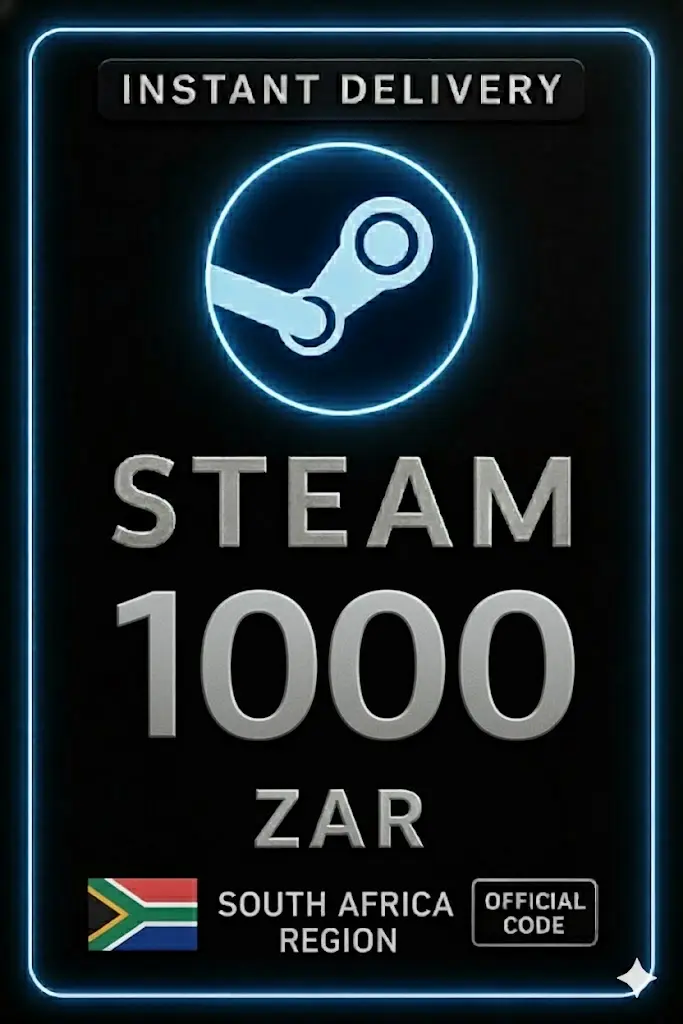 Steam Wallet 1000 ZAR - (South Africa) Steam Wallet 1000 ZAR - (South Africa)