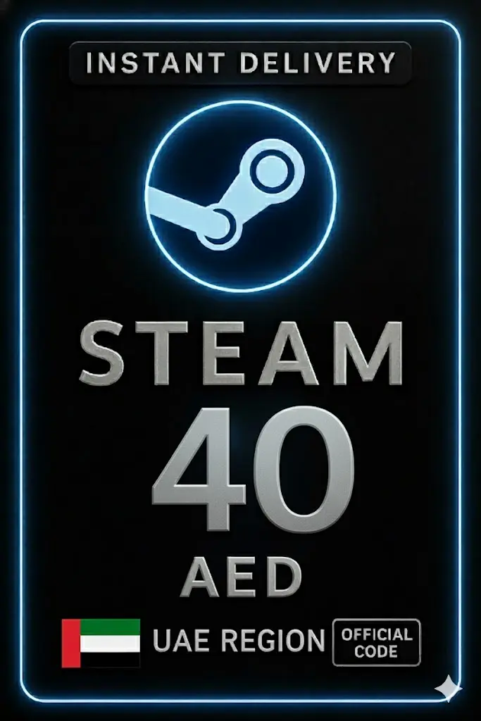 Steam Wallet Code 40 AED (UAE) Steam Wallet Code 40 AED (UAE)