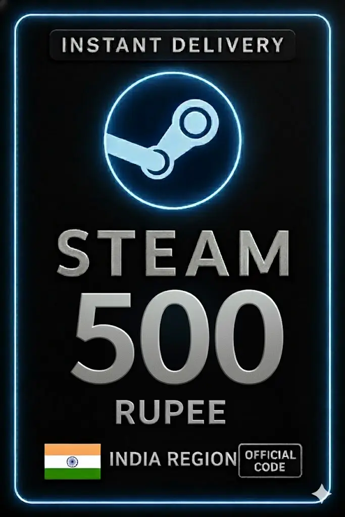 Код за Steam Wallet 500 рупии Индия Код за Steam Wallet 500 рупии Индия