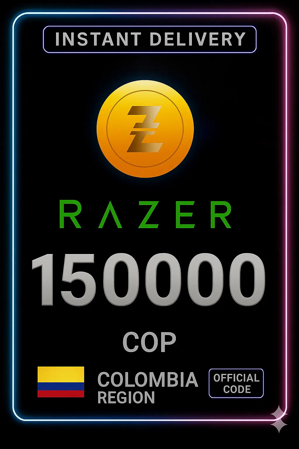 Razer Gold Colombia 150000COP Razer Gold Colombia 150000COP