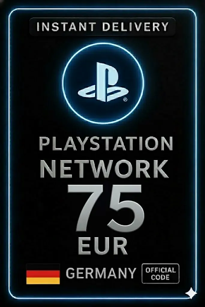 Playstation PSN Karte 75 Euro DE Playstation PSN Karte 75 Euro DE