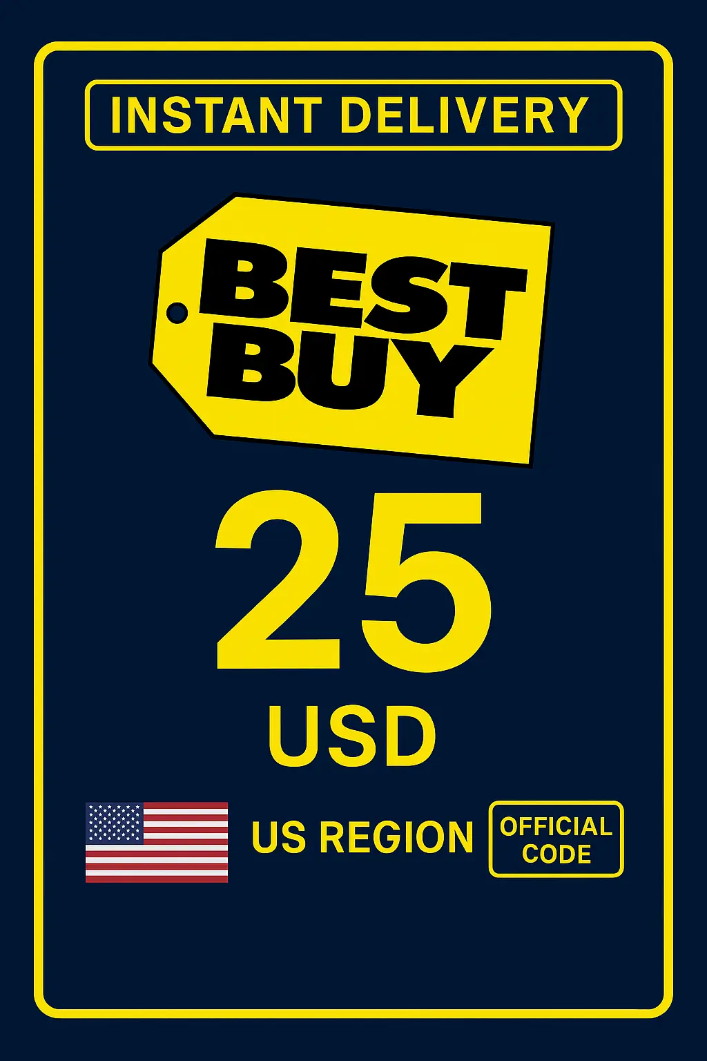 Best Buy Gift Card US $25 Best Buy Gift Card US $25