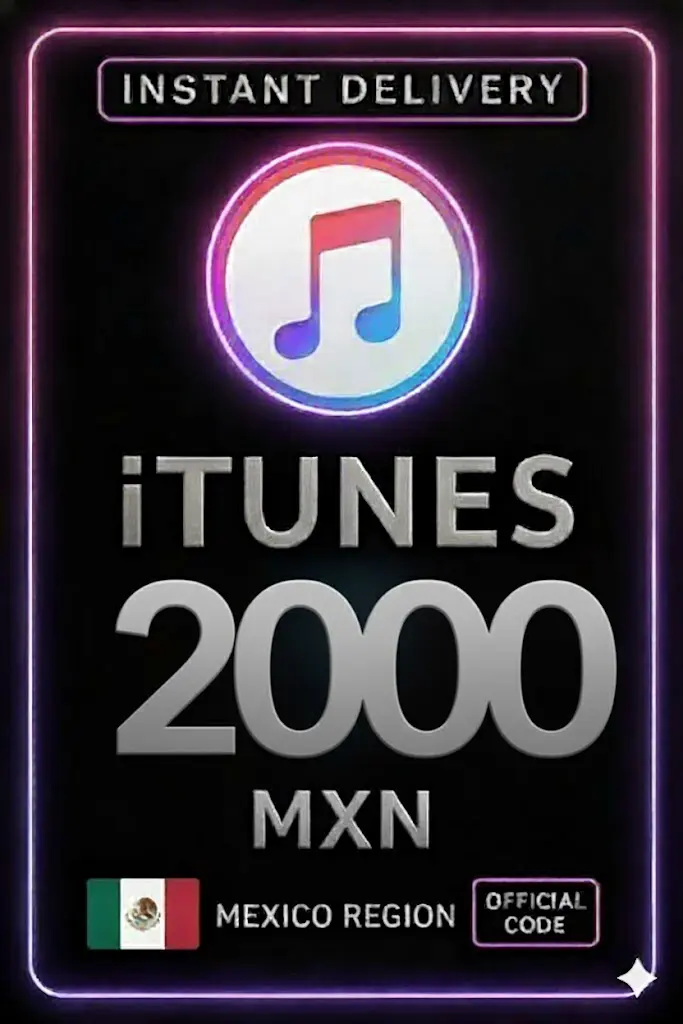 iTunes Gift Card 2000 MXN MX iTunes Gift Card 2000 MXN MX