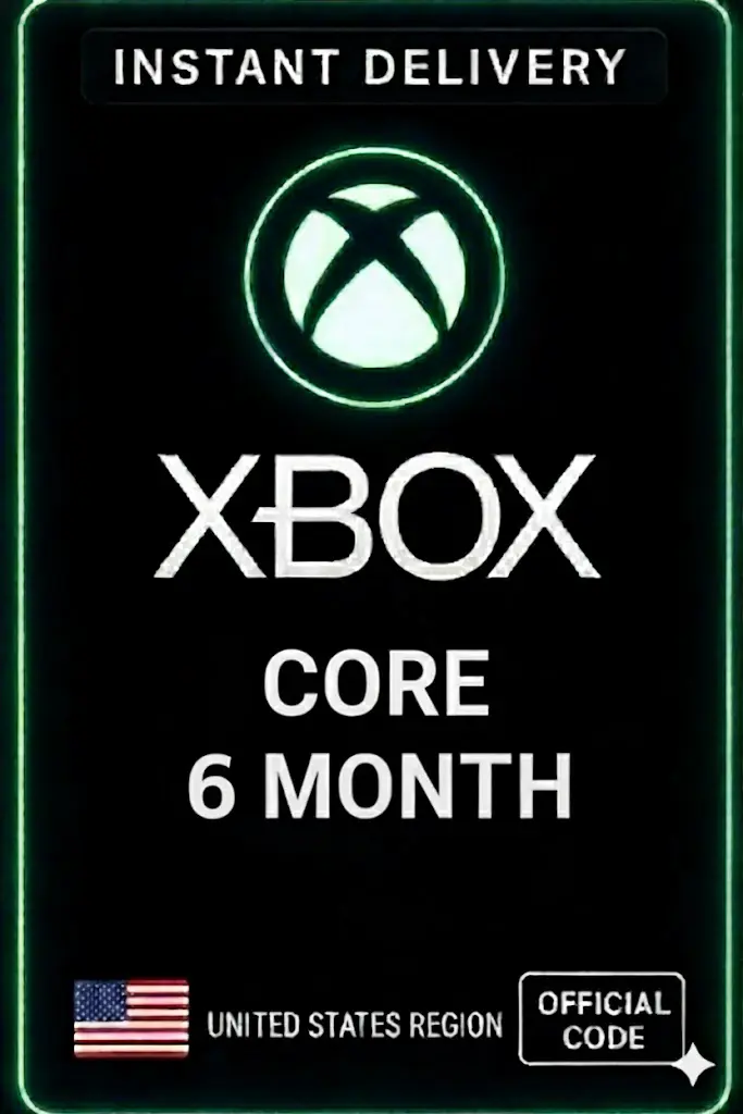 Xbox Game Pass Core 6M - US Xbox Game Pass Core 6M - US