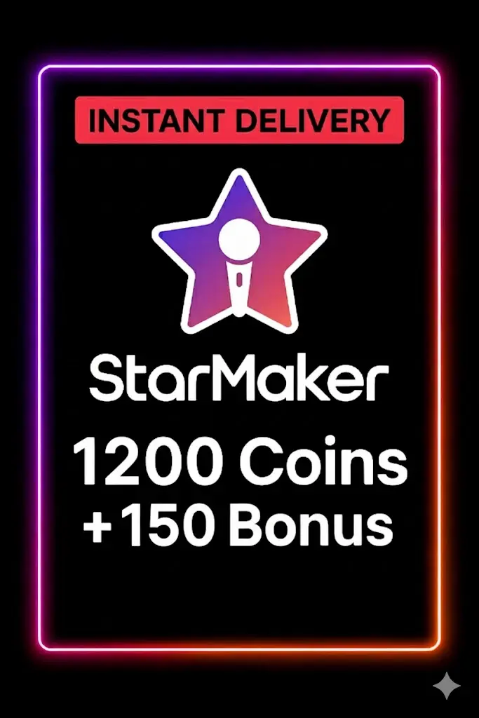 StarMaker 1200 Koin + 150 Bonus Top Up StarMaker 1200 Koin + 150 Bonus Top Up
