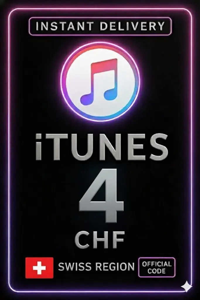 Tarjeta de Regalo de iTunes 4 CHF CH Tarjeta de Regalo de iTunes 4 CHF CH