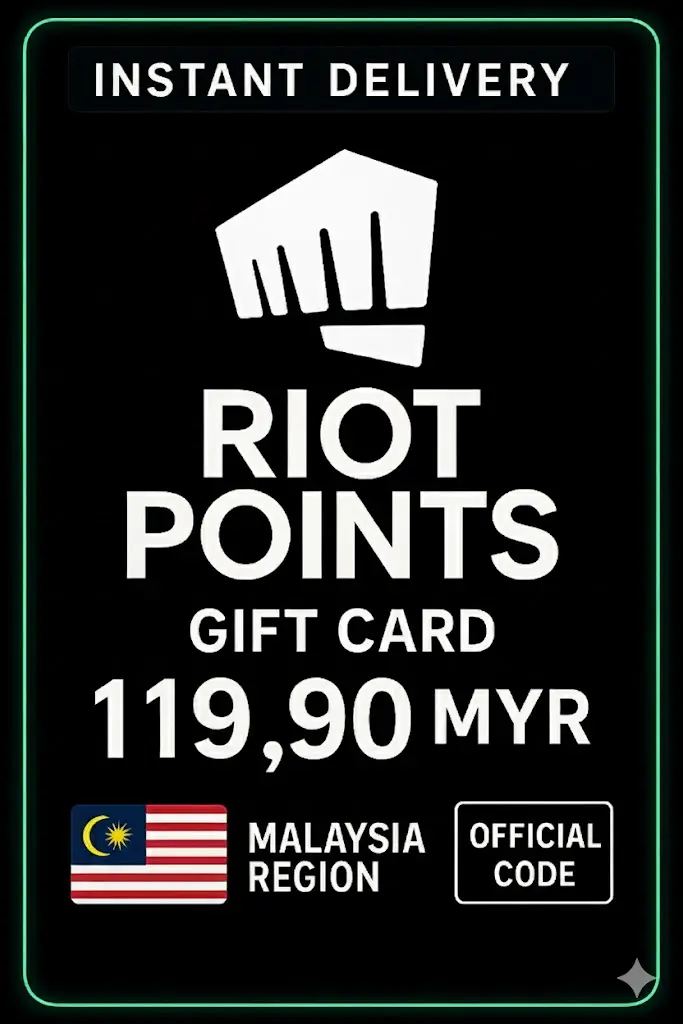 Riot Access Malaisie - 119,90 MYR Riot Access Malaisie - 119,90 MYR