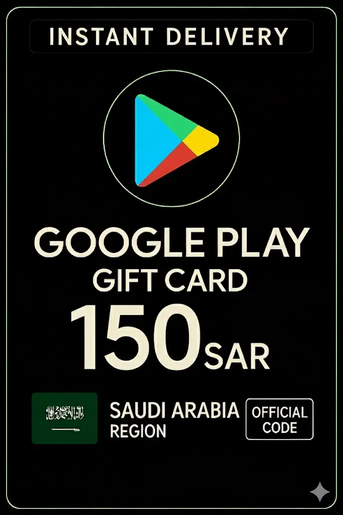 Google Play Gift Card - Saudi Arabia SAR 150 Google Play Gift Card - Saudi Arabia SAR 150