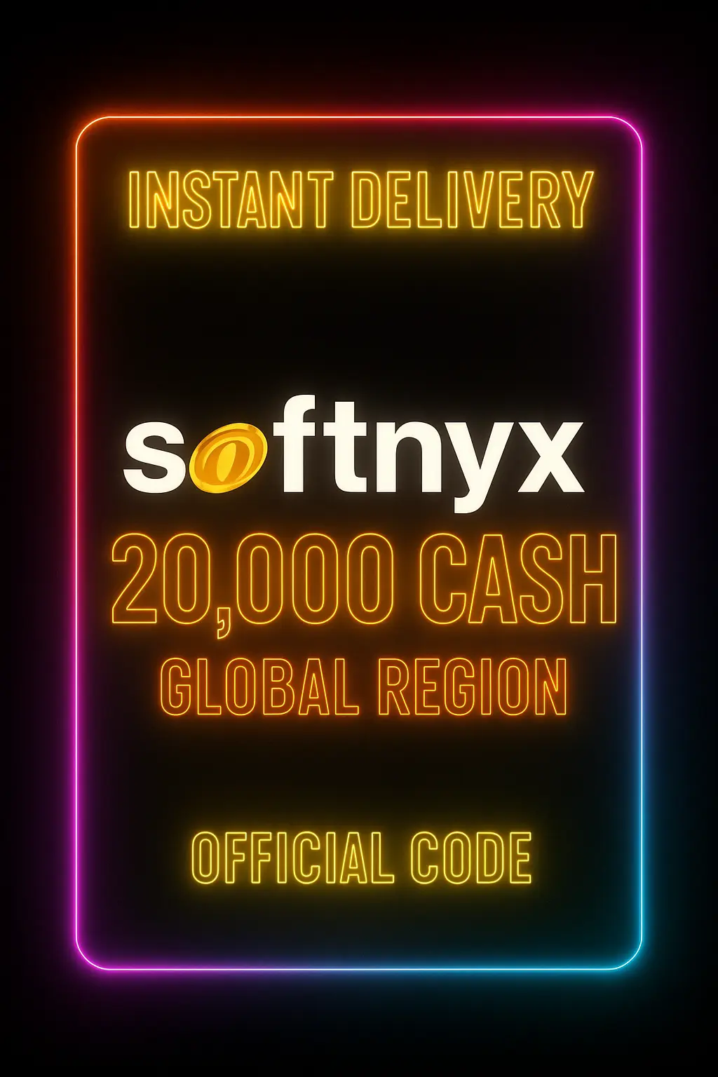 SOFTNYX 20,000 CASH (GLOBAL) SOFTNYX 20,000 CASH (GLOBAL)