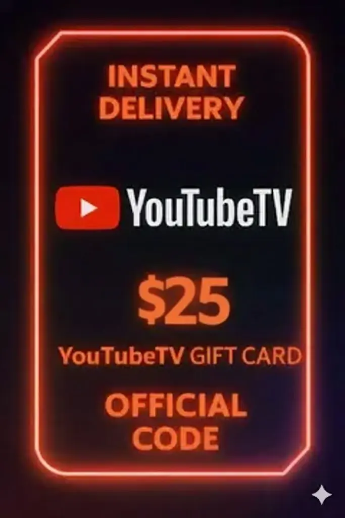 Carte-cadeau YouTube TV - 25$ Carte-cadeau YouTube TV - 25$