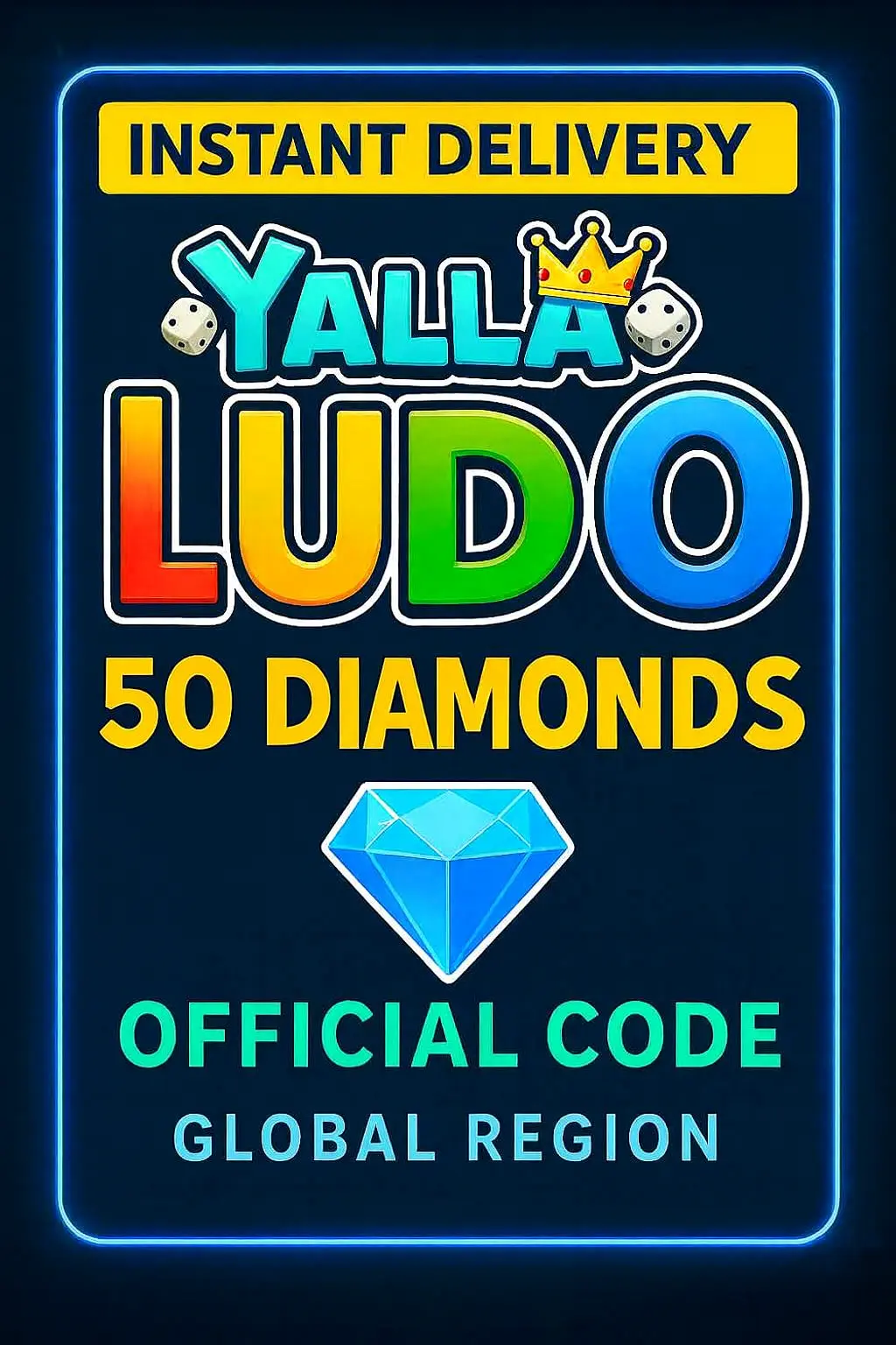 Yalla Ludo - 50 USD dimanti (INT) Yalla Ludo - 50 USD dimanti (INT)