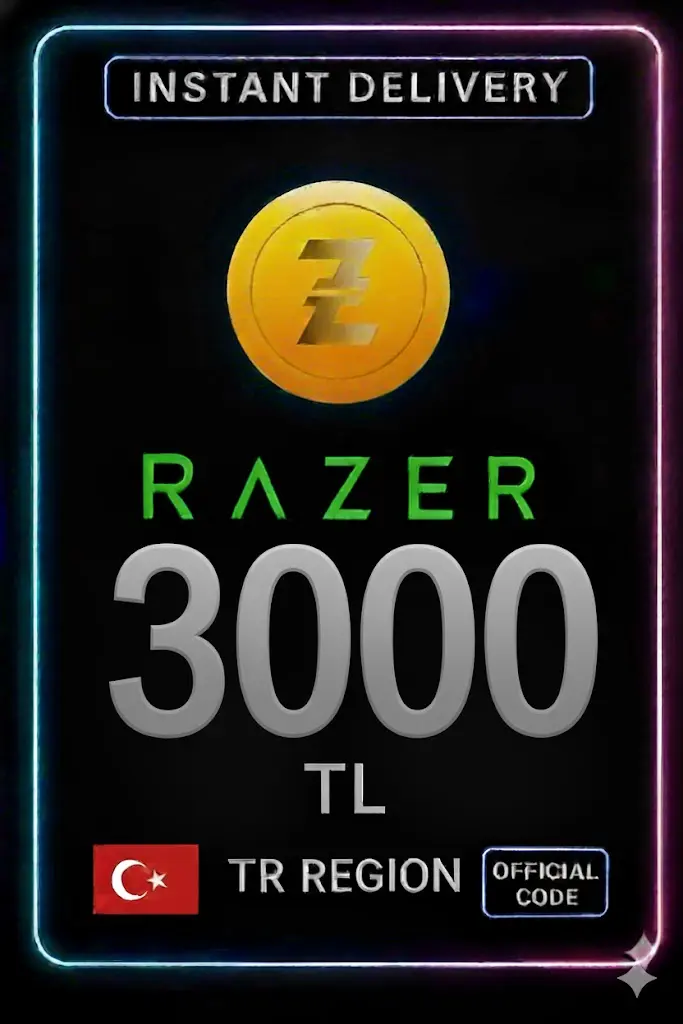 3000 TL Razer Gold Pin 3000 TL Razer Gold Pin