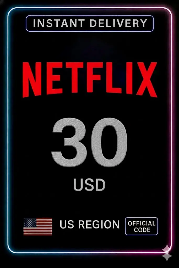 Netflix presentkort - $30 (USA) Netflix presentkort - $30 (USA)