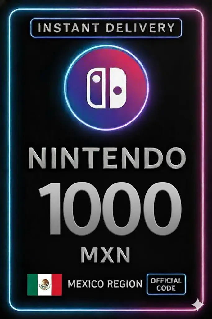 Tarjeta Prepagada de Nintendo eShop - 1000 MXN Tarjeta Prepagada de Nintendo eShop - 1000 MXN