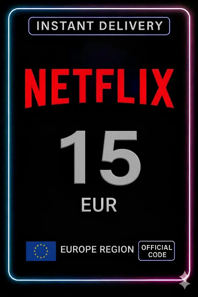 Card de cadou Netflix 15 Euro Card de cadou Netflix 15 Euro