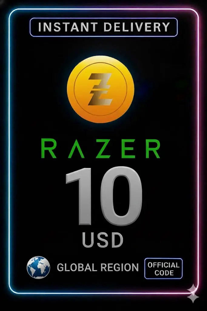 10 USD Razer Gold Global Pin 10 USD Razer Gold Global Pin