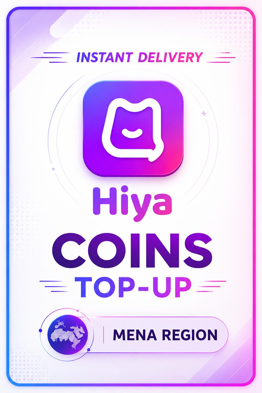 Hiya Chat Coins Top-Up (MENA)