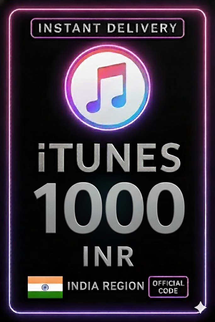 iTunes礼品卡印度 - 1000印尼卢比
