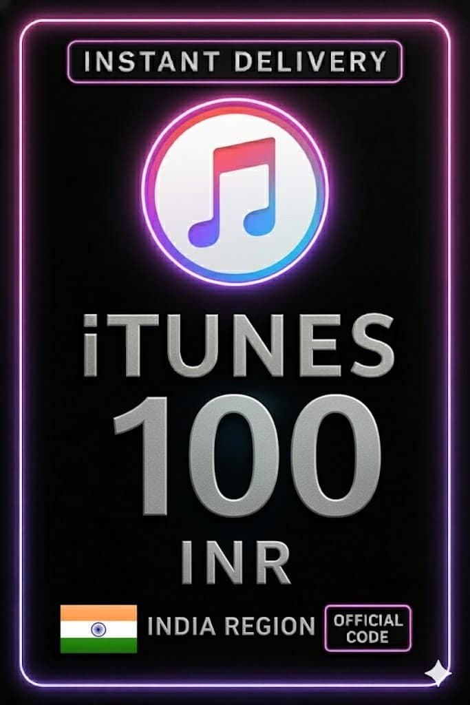 iTunes 礼品卡 印度 - 100 印度卢比