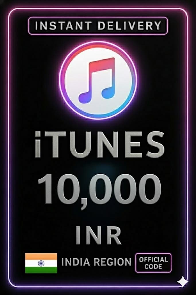 iTunes礼品卡印度 - 10000印度卢比